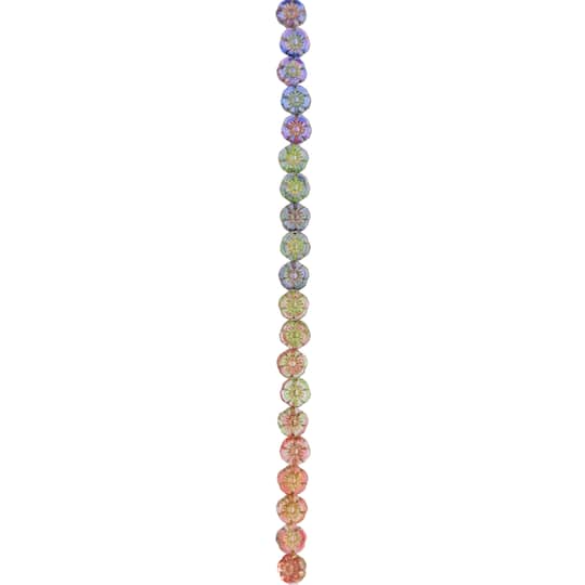 Sun Daisies Czech Glass Flower Beads, 8.6mm by Bead Landing™